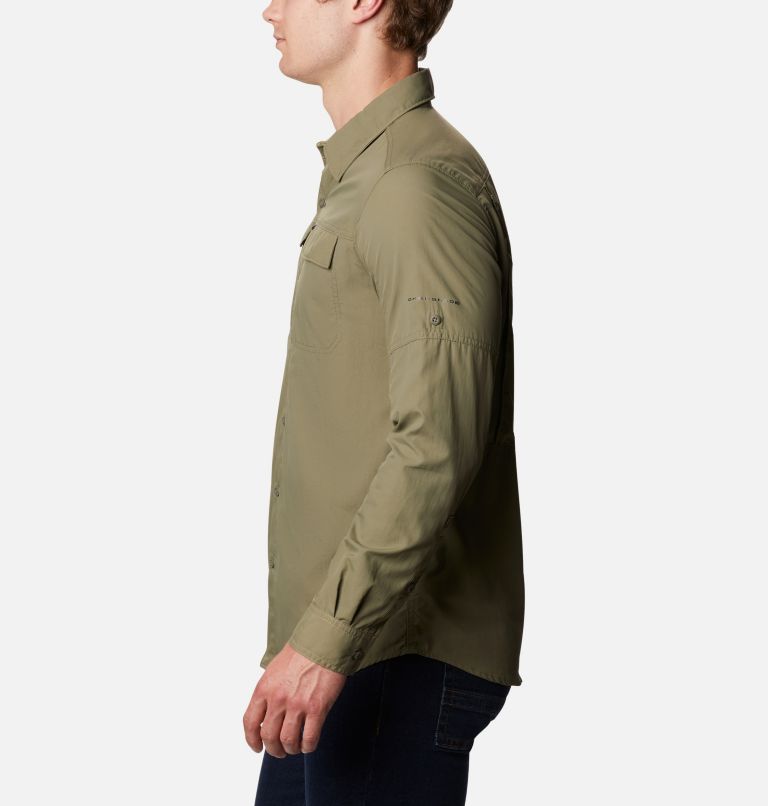 Thumbnail: Men’s Silver Ridge 2.0 Long Sleeve Shirt, Color: Stone Green, image 3
