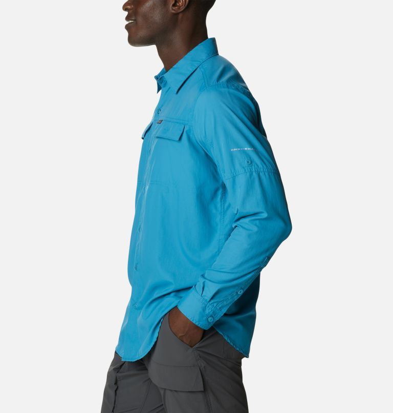 Men’s Silver Ridge 2.0 Long Sleeve Shirt, Color: Deep Marine