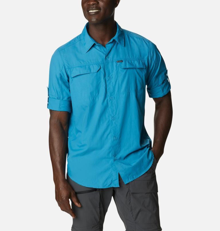 Men’s Silver Ridge 2.0 Long Sleeve Shirt, Color: Deep Marine