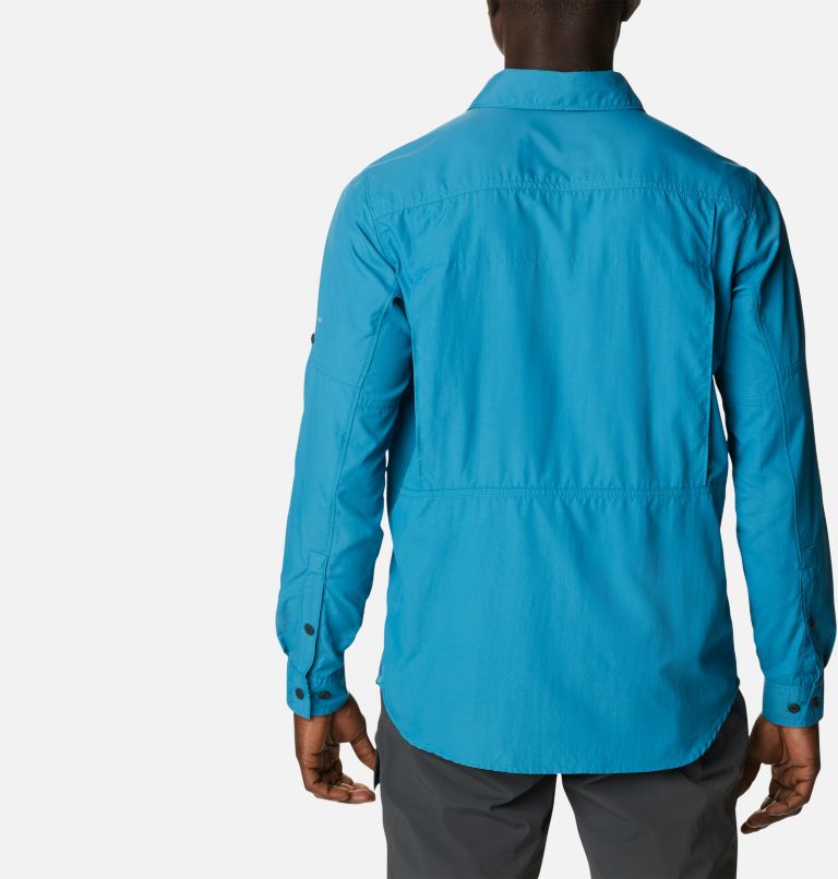 Men’s Silver Ridge 2.0 Long Sleeve Shirt, Color: Deep Marine, image 2