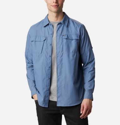 columbia denim shirt