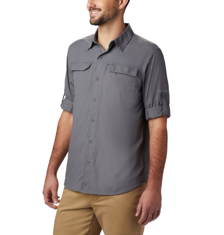 Silver Ridge2.0 Long Sleeve Shirt | 023 | 5X, Color: City Grey, image 3