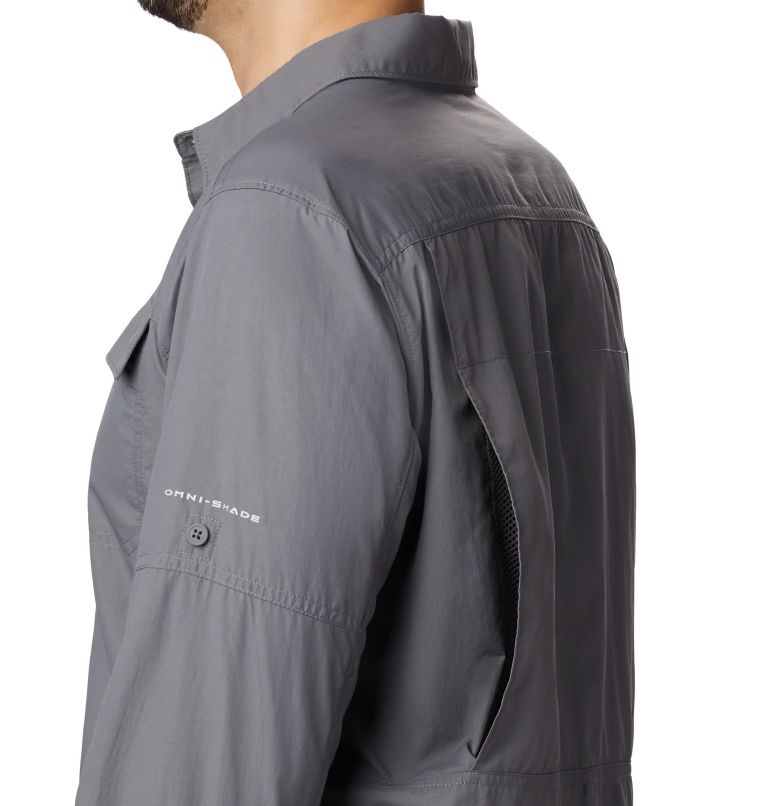 Silver Ridge2.0 Long Sleeve Shirt | 023 | 5X, Color: City Grey, image 4