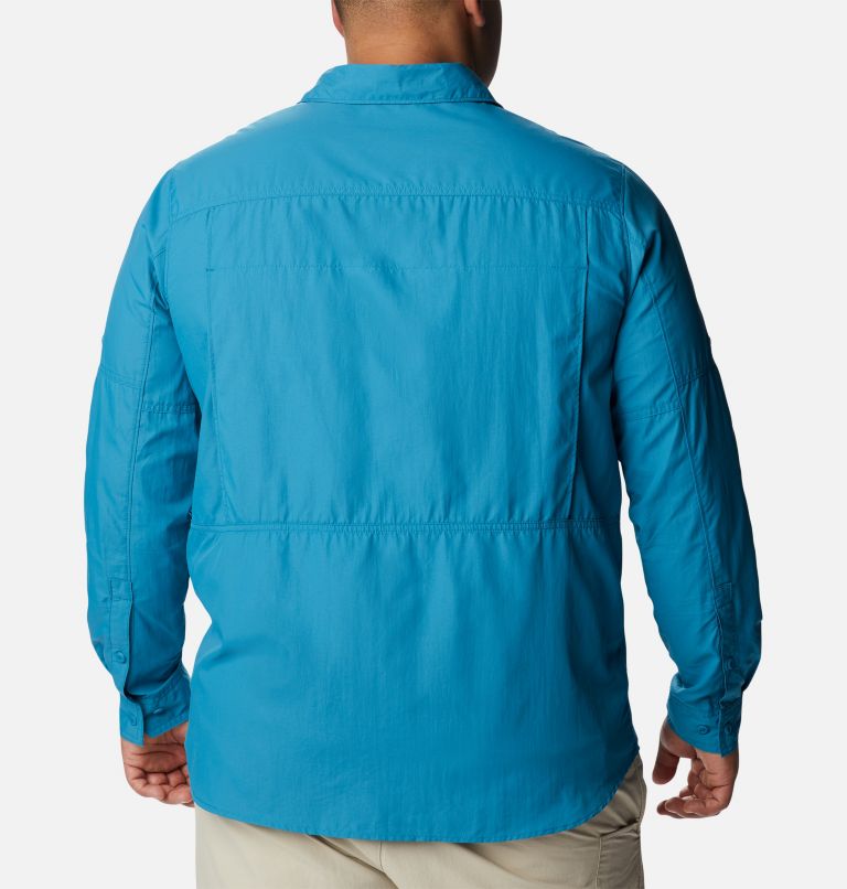Men’s Silver Ridge 2.0 Long Sleeve Shirt - Big, Color: Deep Marine