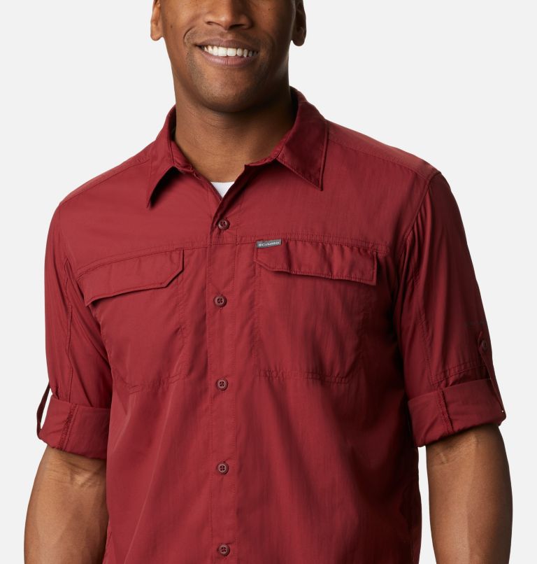 Silver Ridge2.0 Long Sleeve Shirt | 664 | 2X, Color: Red Jasper, image 4