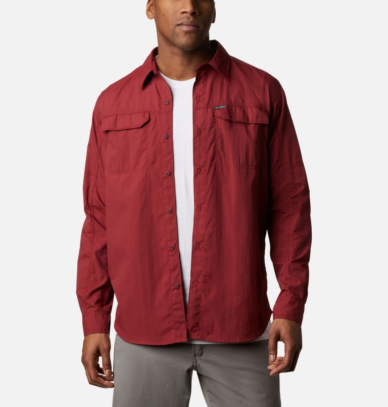 Silver Ridge2.0 Long Sleeve Shirt | 664 | 2X, Color: Red Jasper, image 1