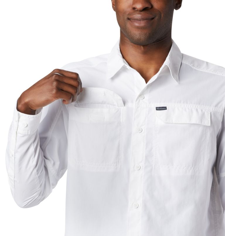 Thumbnail: Men’s Silver Ridge 2.0 Long Sleeve Shirt - Tall, Color: White, image 4