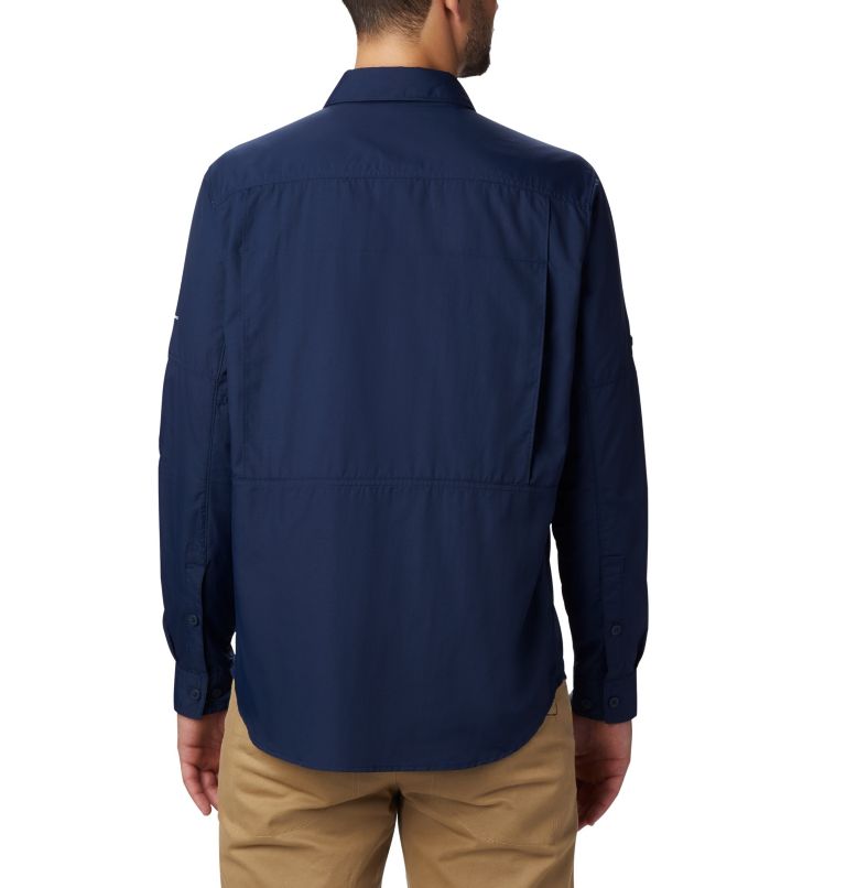 Thumbnail: Men’s Silver Ridge 2.0 Long Sleeve Shirt - Tall, Color: Collegiate Navy, image 2