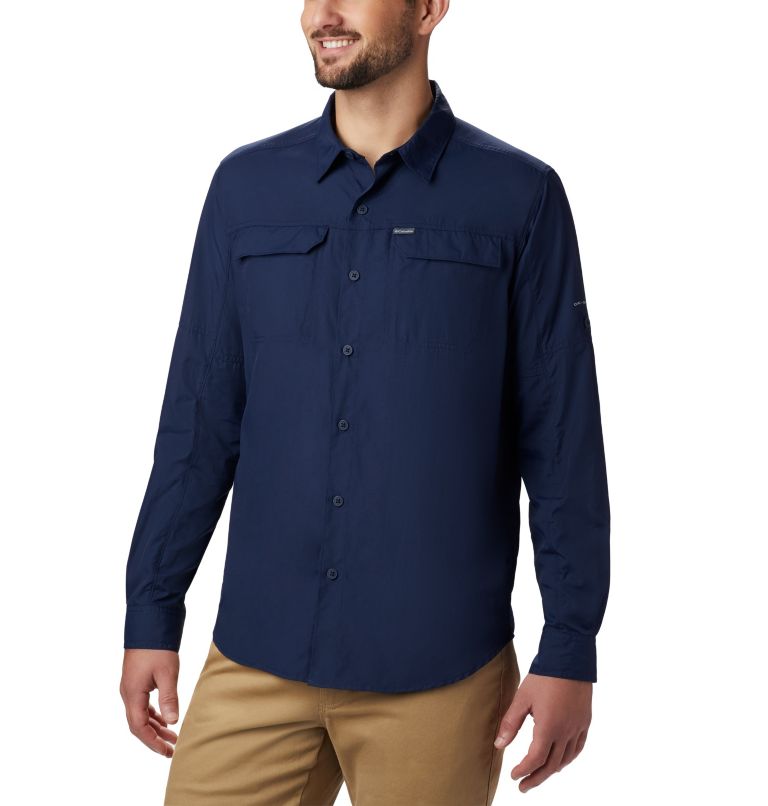 Chemise à manches longues Silver Ridge 2.0 pour homme—Grandes tailles, Color: Collegiate Navy