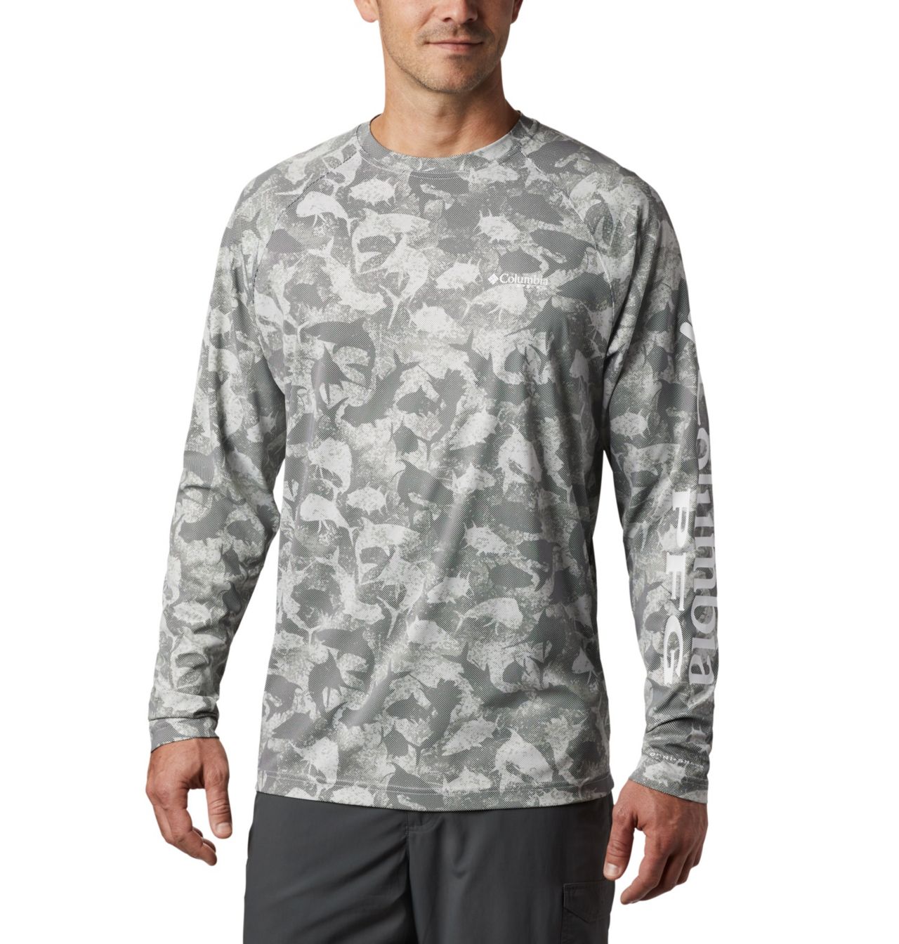 Men's PFG Terminal Deflector™ Printed Long Sleeve Shirt 1