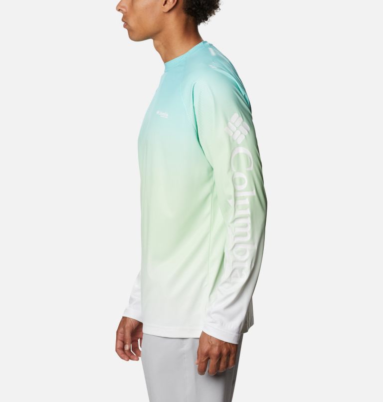 Chemise à manches longues imprimée Terminal Deflector pour homme, Color: Lime Glow Gradient, image 3