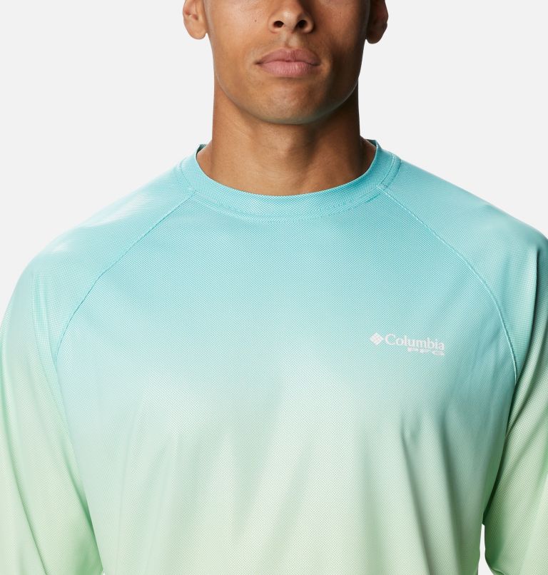 Chemise à manches longues imprimée Terminal Deflector pour homme, Color: Lime Glow Gradient, image 4