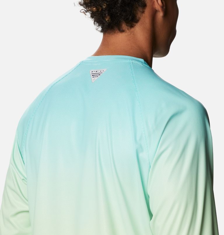 Chemise à manches longues imprimée Terminal Deflector pour homme, Color: Lime Glow Gradient, image 5