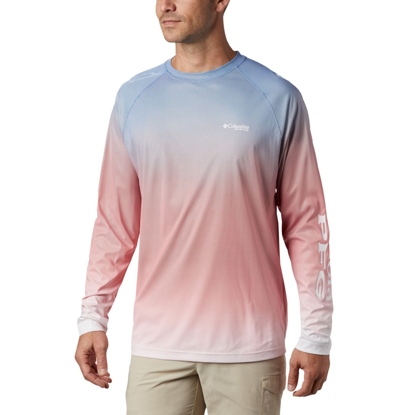 Men's PFG Terminal Deflector™ Printed Long Sleeve Shirt 1