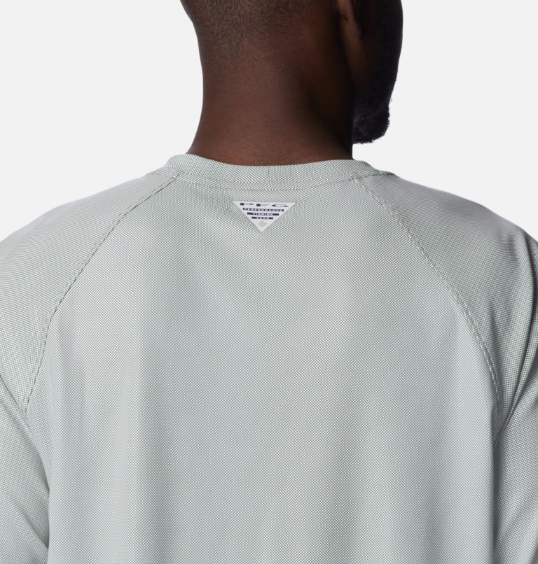 Men's PFG Terminal Deflector Long Sleeve Shirt - Tall, Color: Cypress, Cool Grey, image 5