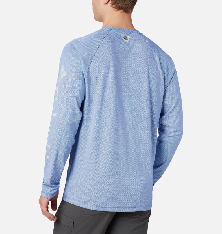 Mobile Cooling Men's Long Sleeve Shirt, Size: Large, Blue