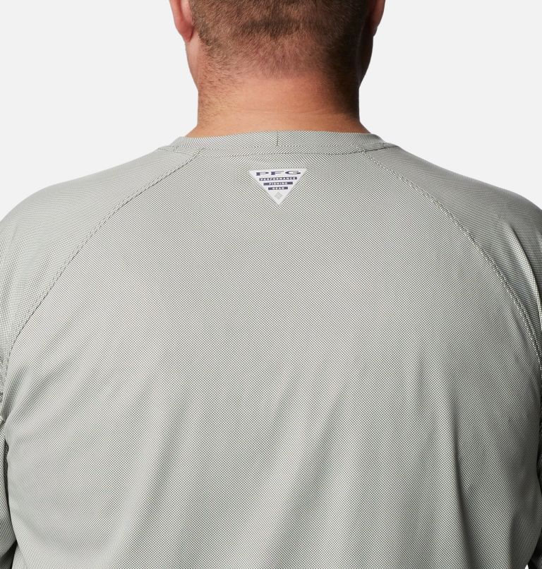 Men's PFG Terminal Deflector Long Sleeve Shirt - Big, Color: Cypress, Cool Grey, image 5
