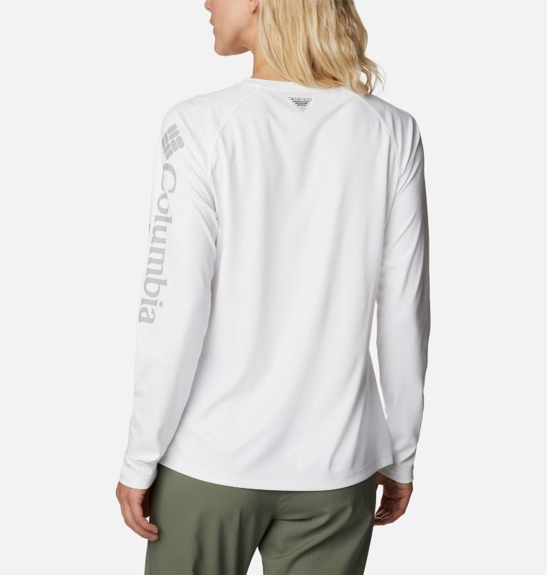 Thumbnail: Women’s PFG Tidal Deflector Long Sleeve Shirt, Color: White, image 2