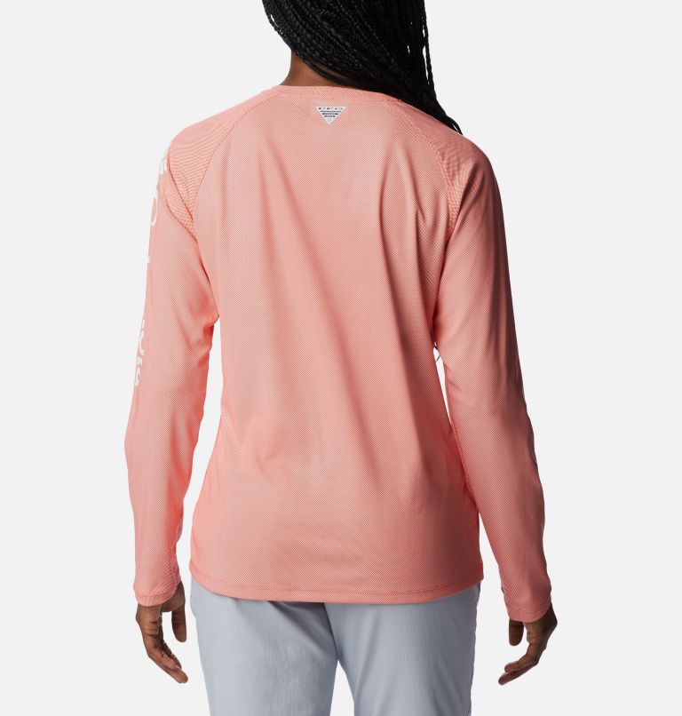 Women’s PFG Tidal Deflector Long Sleeve Shirt, Color: Corange, image 2
