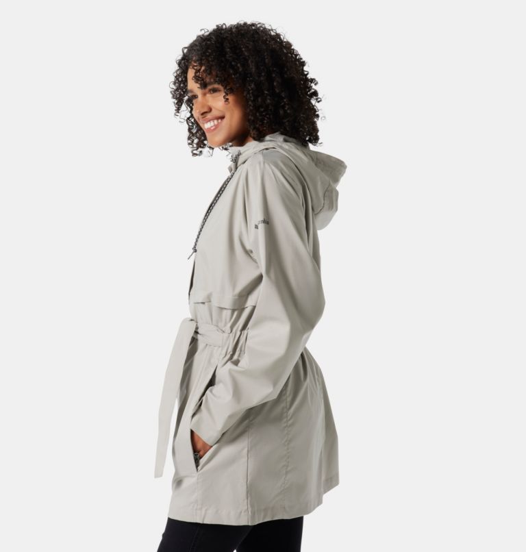 Women's Pardon My Trench Jacket, Color: Flint Grey, image 3