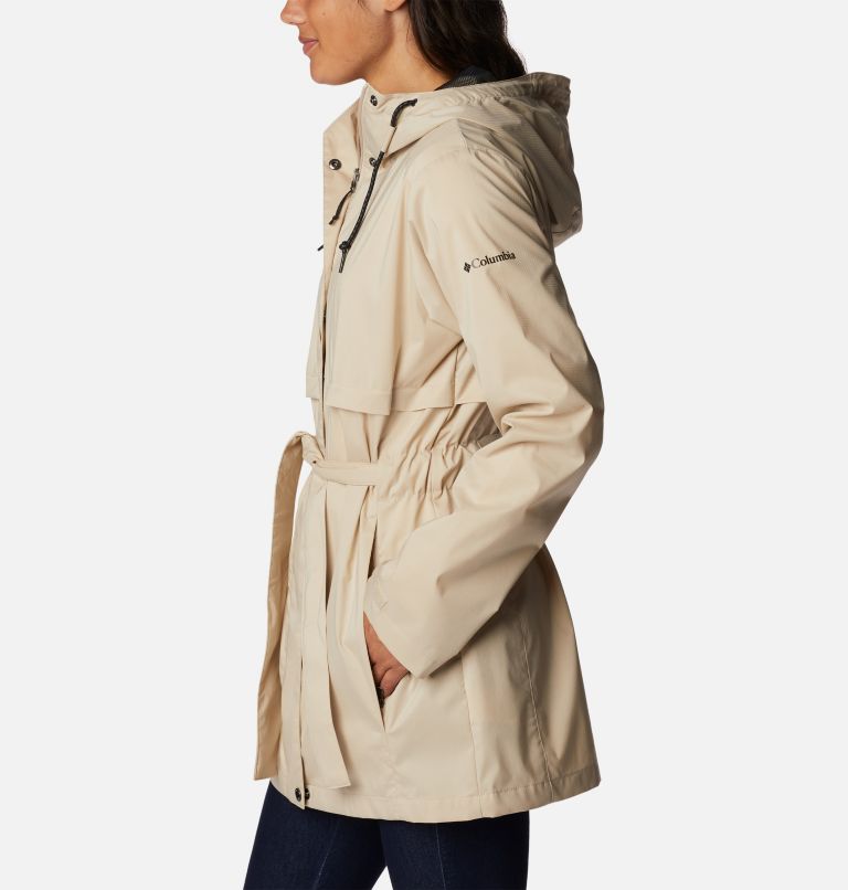 Women's Pardon My Trench Jacket, Color: Ancient Fossil, image 3