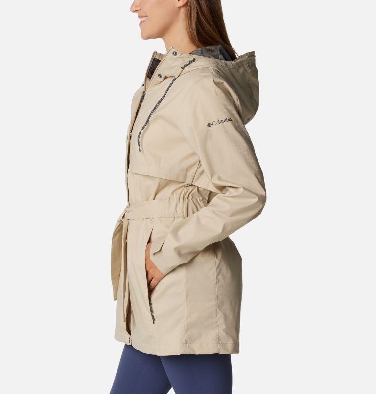 Women's Pardon My Trench Jacket, Color: Ancient Fossil, image 3