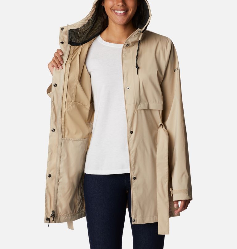 Thumbnail: Women's Pardon My Trench Jacket, Color: Ancient Fossil, image 5