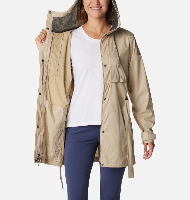 Thumbnail: Women's Pardon My Trench Jacket, Color: Ancient Fossil, image 5