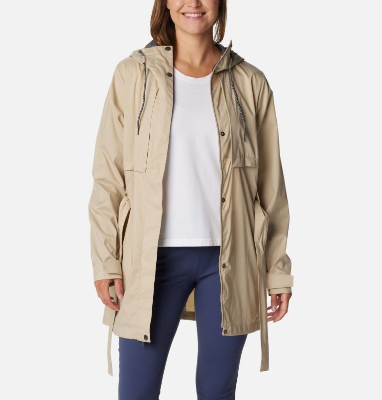 Thumbnail: Women's Pardon My Trench Jacket, Color: Ancient Fossil, image 6