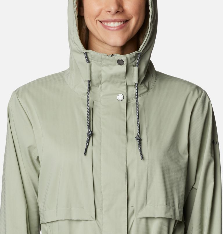 Thumbnail: Women's Pardon My Trench Rain Jacket, Color: Safari, image 4