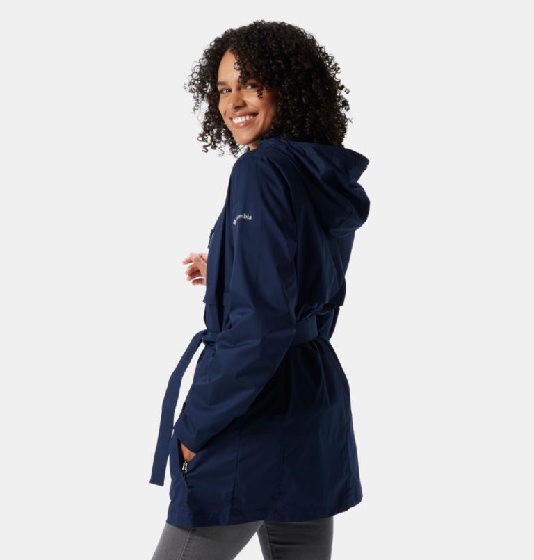 Thumbnail: Women's Pardon My Trench Jacket, Color: Dark Nocturnal, image 3
