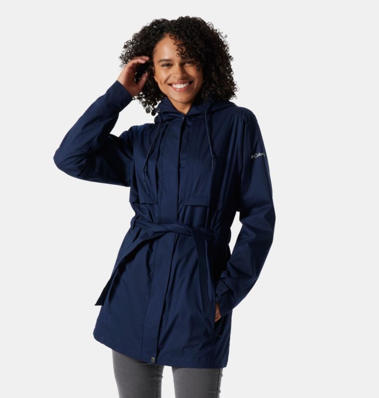 Thumbnail: Women's Pardon My Trench Jacket, Color: Dark Nocturnal, image 1