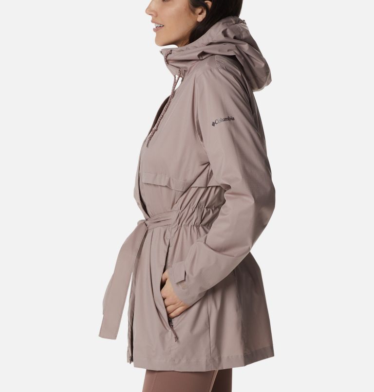 Women's Pardon My Trench Jacket, Color: Mauve Vapor, image 3