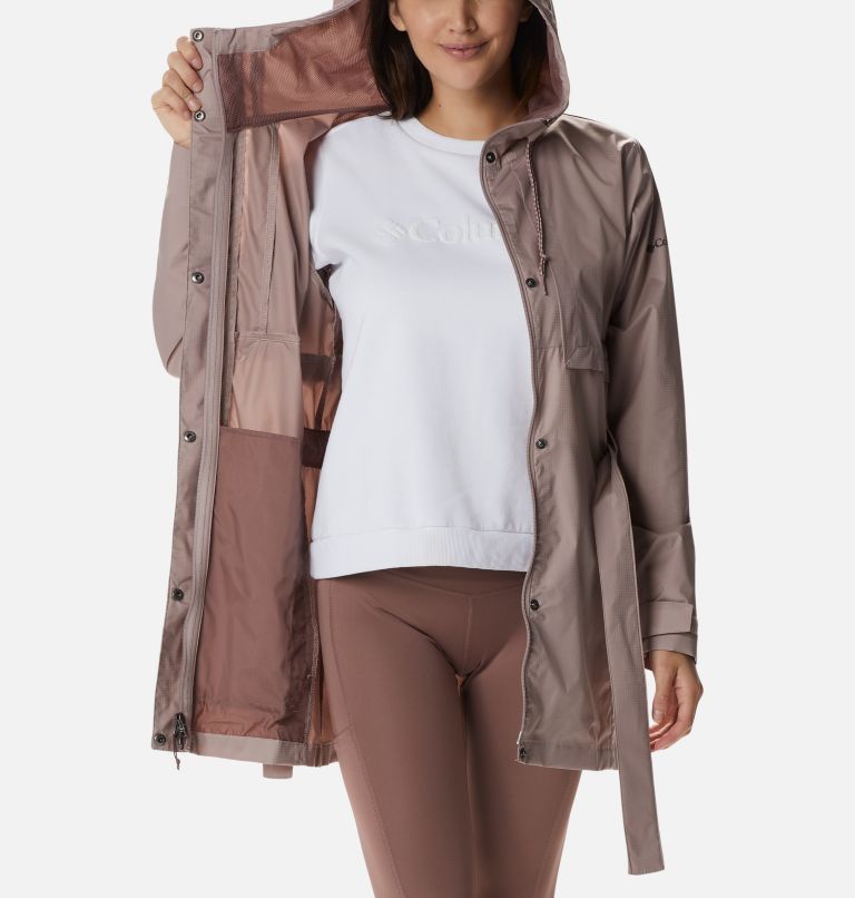 Women's Pardon My Trench Jacket, Color: Mauve Vapor, image 5