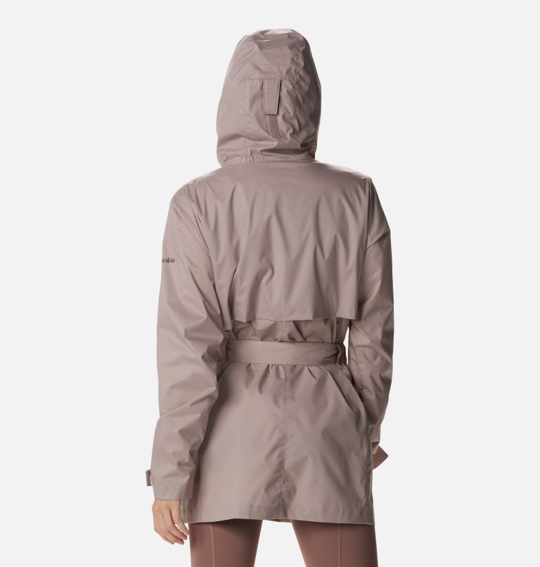 Women's Pardon My Trench Jacket, Color: Mauve Vapor, image 2