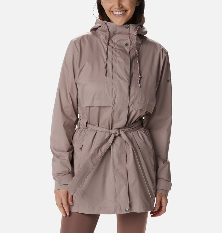 Women's Pardon My Trench Jacket, Color: Mauve Vapor, image 1