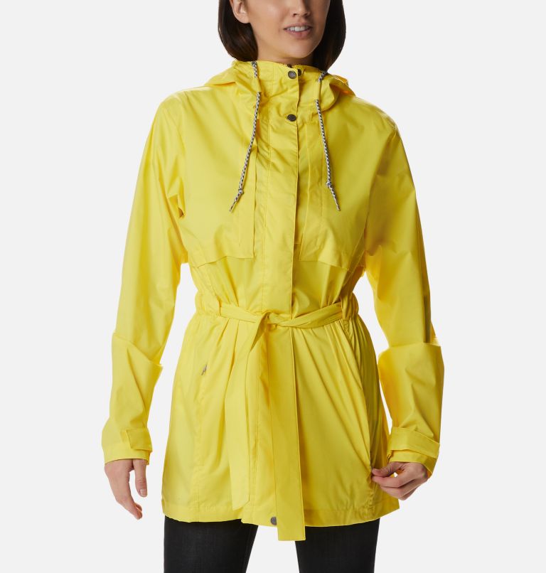 Women's Pardon My Trench Jacket, Color: Buttercup, image 1