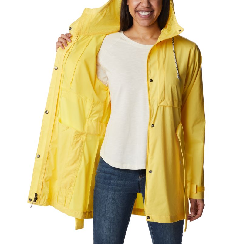 Women's Pardon My Trench Rain Jacket, Color: Sun Glow, image 5