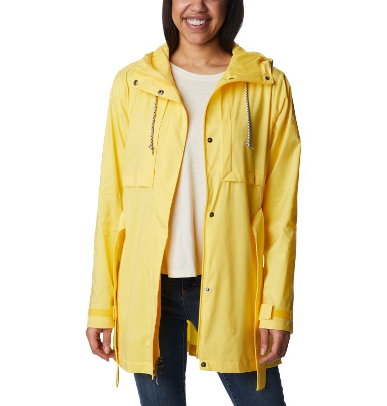 Thumbnail: Women's Pardon My Trench Rain Jacket, Color: Sun Glow, image 6