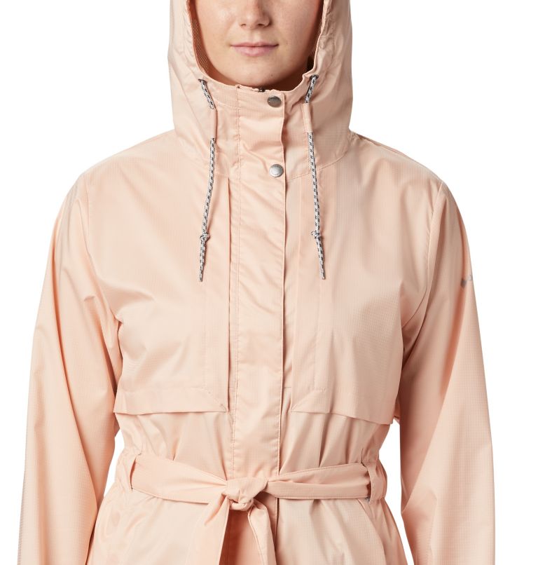 Pardon My Trench Rain Jacket | 870 | XS, Color: Peach Cloud, image 4