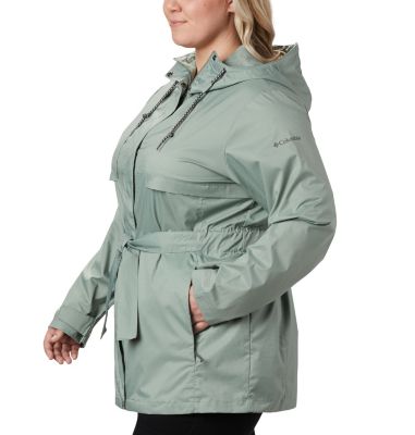 columbia pardon my trench plus size