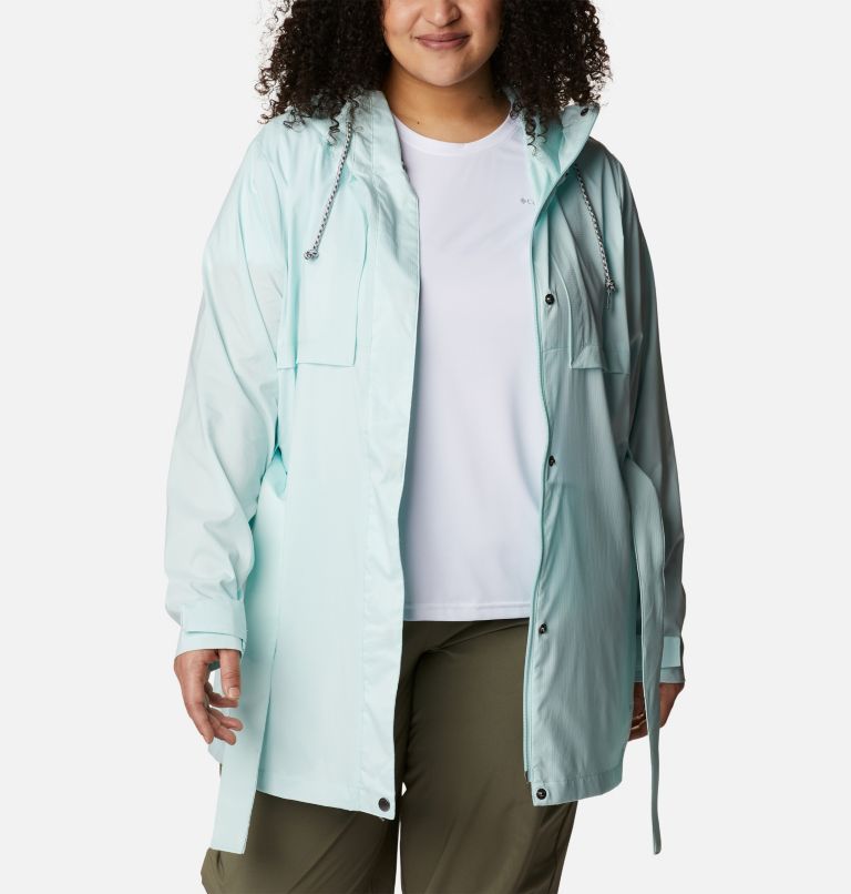 Water and Stain Repellent Columbia Women's Activewear Columbia Womens Pardon My Trench Rain Jacket