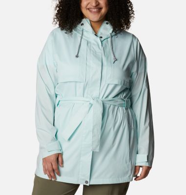 plus size rain coat