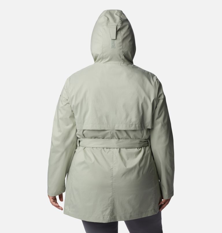 Women's Pardon My Trench Rain Jacket – Plus Size, Color: Safari, image 2