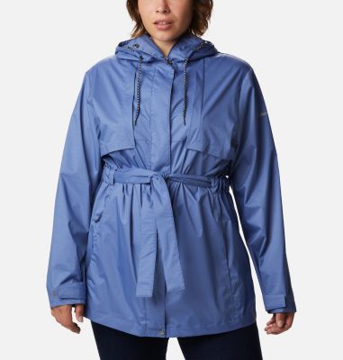 columbia long rain jacket womens