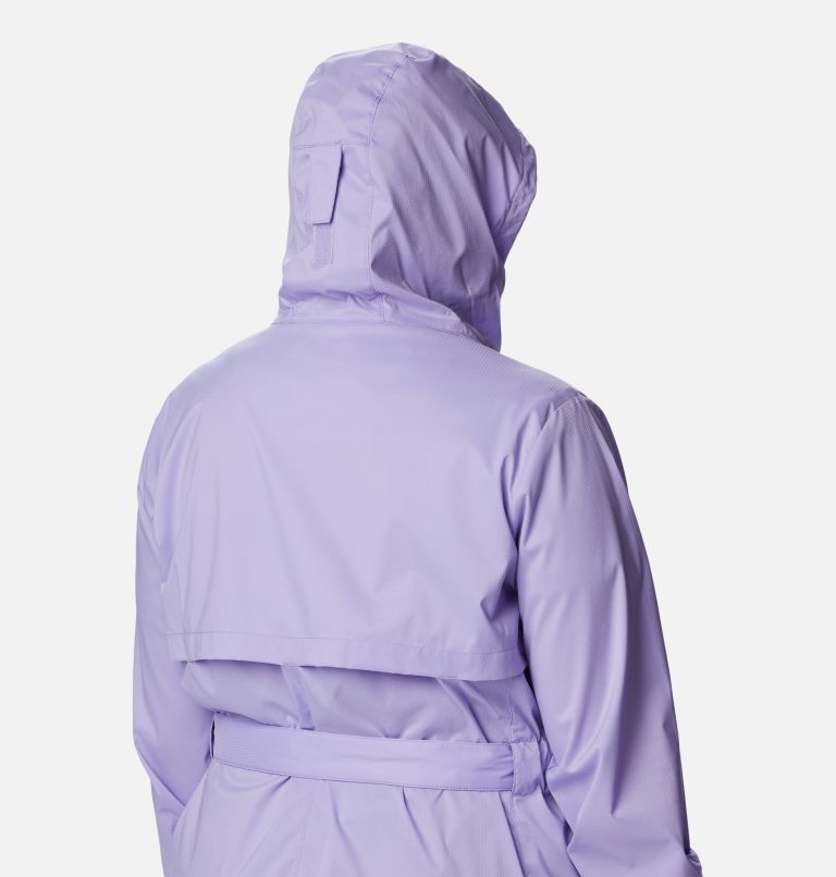 Women's Pardon My Trench Rain Jacket – Plus Size, Color: Frosted Purple, image 6