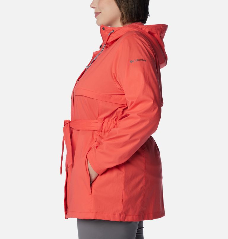 Plus size clearance rain jacket columbia