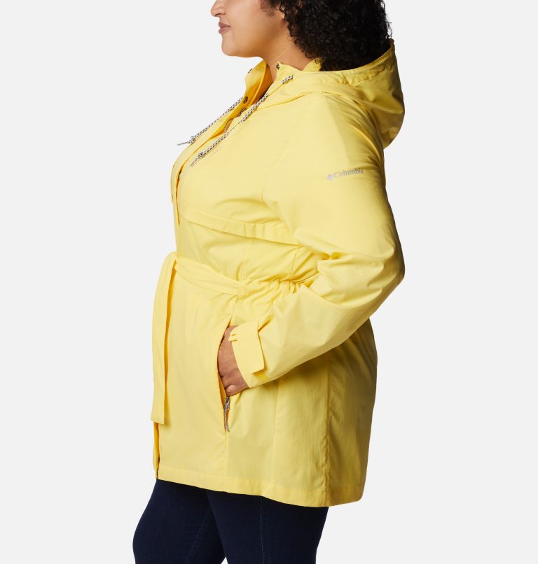 Thumbnail: Women's Pardon My Trench Jacket – Plus Size, Color: Sun Glow, image 3