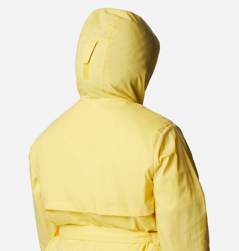 Women's Pardon My Trench Rain Jacket – Plus Size, Color: Sun Glow, image 6