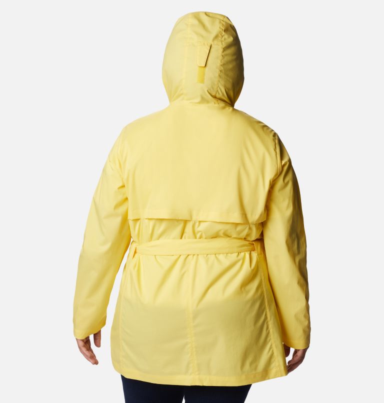 Thumbnail: Women's Pardon My Trench Rain Jacket – Plus Size, Color: Sun Glow, image 2